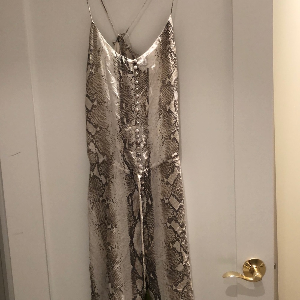 Snakeskin print maxi from Bali